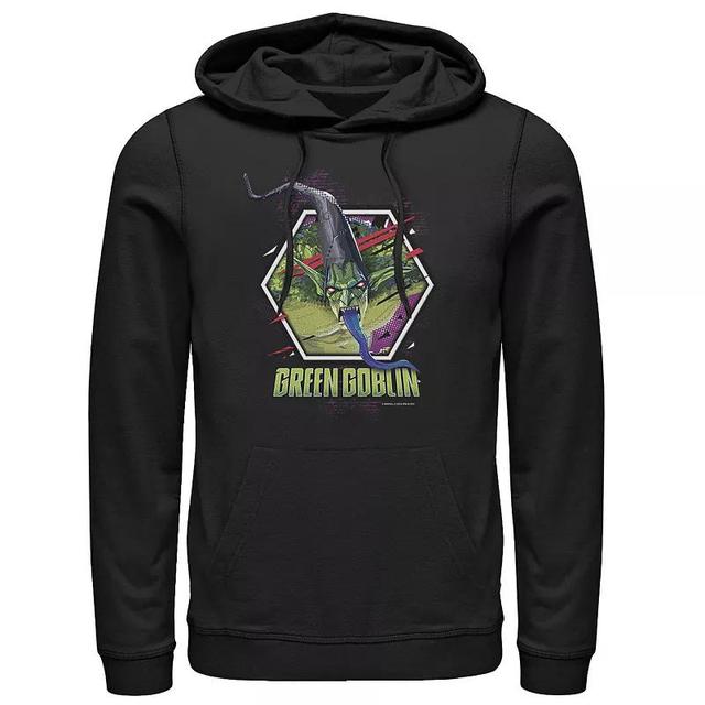 Mens Marvel Spiderverse Green Goblin Hexagon Hoodie Product Image