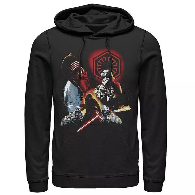 Mens Star Wars The Force Awakens Enemies Collage Graphic Hoodie Product Image