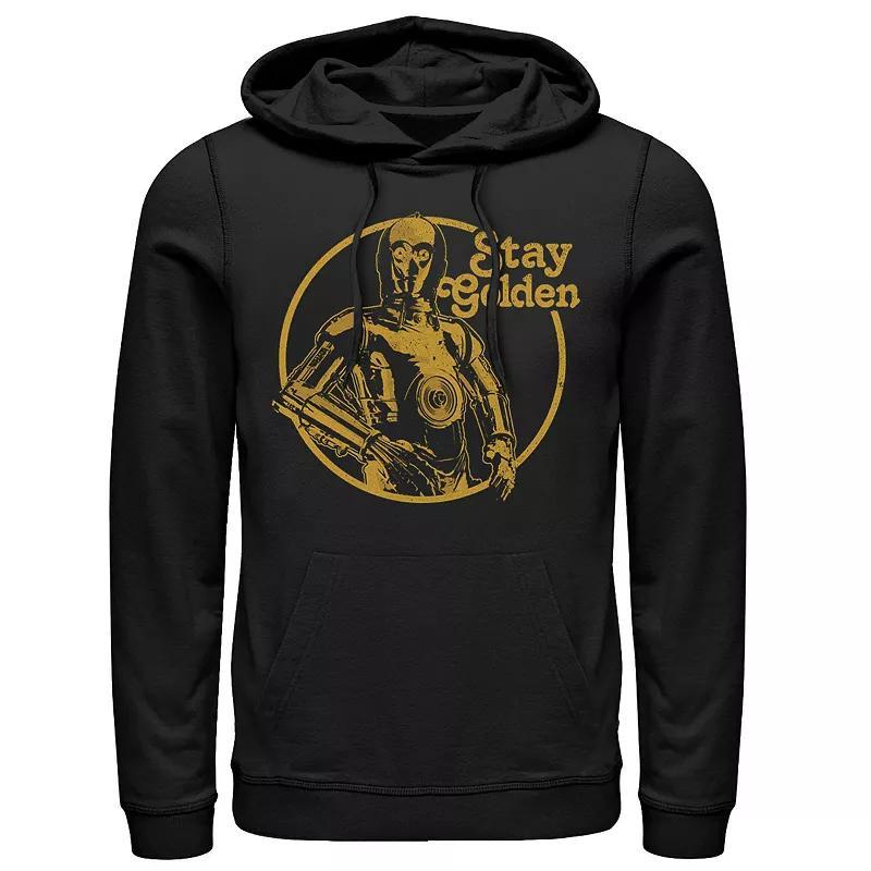 Mens Star Wars C-3PO Stay Golden Hoodie Product Image