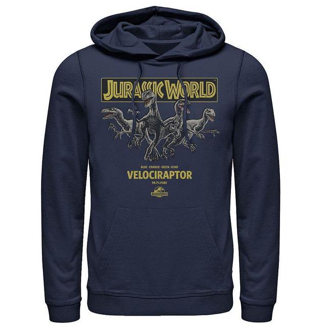 Mens Jurassic World Blue, Charlie, Delta & Echo Pack Hoodie Product Image