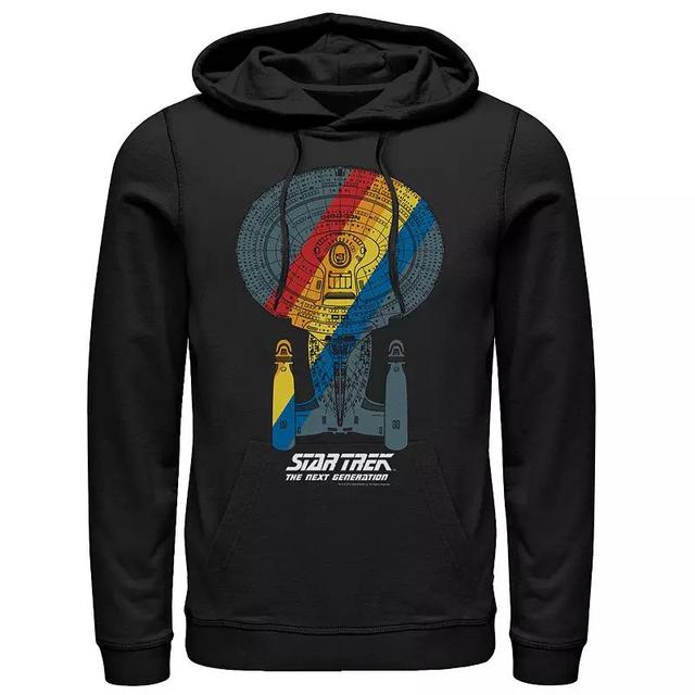 Mens Star Wars Que La Fuerza Te Acompane Yellow Text Hoodie Blue Product Image