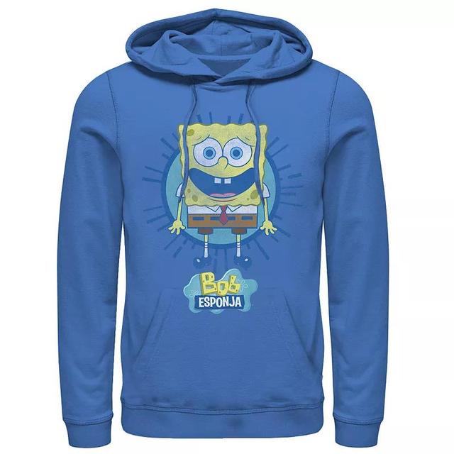 Mens Nickelodeon SpongeBob SquarePants Bob Rays Spanish Graphic Hoodie Red Product Image