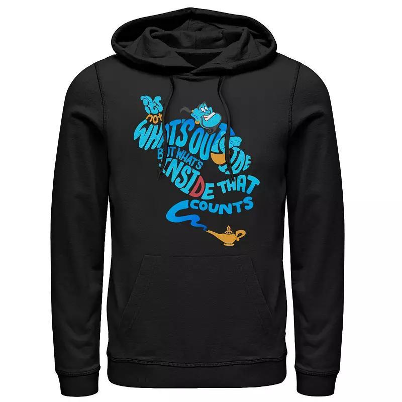 Mens Disney Aladdin Gene Pullover Hoodie Black Product Image