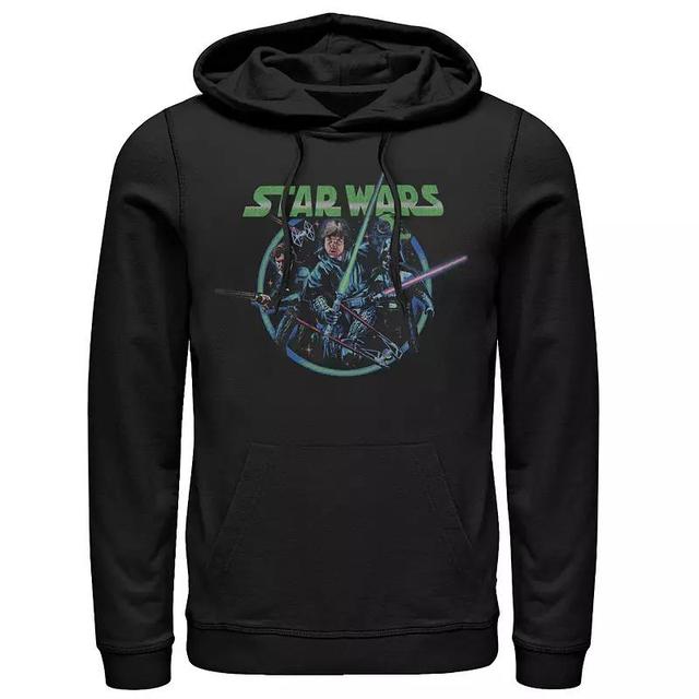 Mens Star Wars Bantha Riders Sunset Retro Portrait Hoodie Product Image