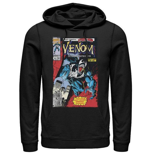 Mens Marvel Venom Lethal Protector Retro Comic Hoodie Product Image