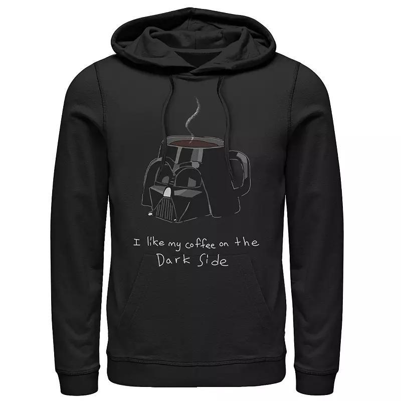 Mens Star Wars Darth Vader Best Father Galaxy Hoodie Grey Heather Product Image