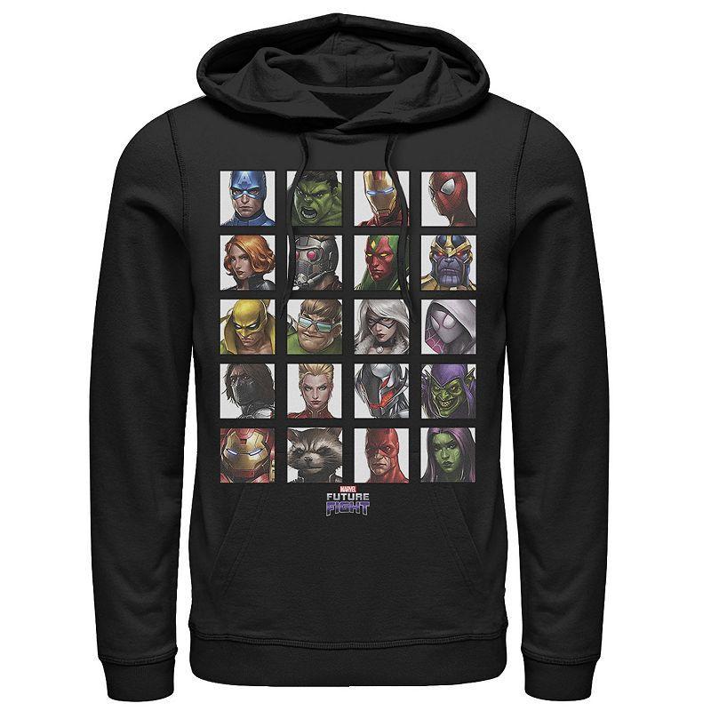 Mens Marvel Future Fight Color Portrait Line-Up Graphic Hoodie Product Image