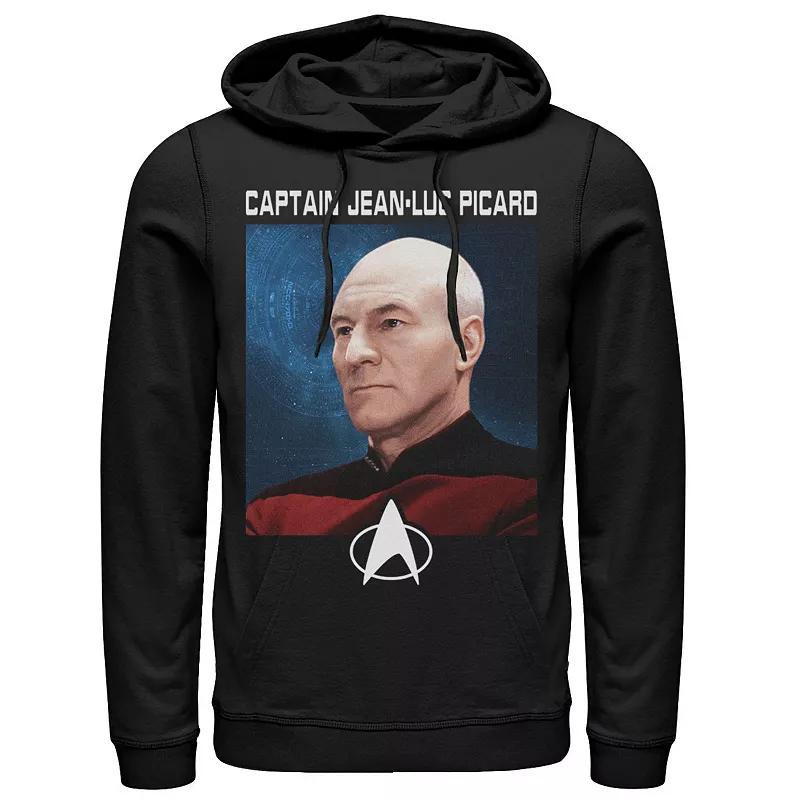 Mens Star Trek The Next Generation Captain Picard Hoodie Product Image