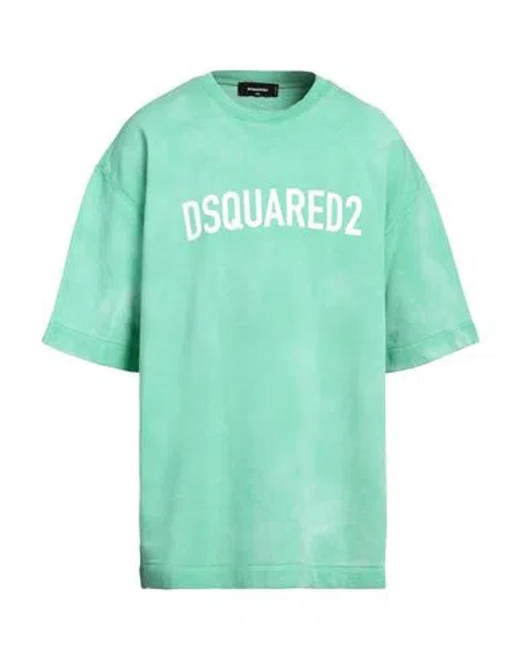 DSQUARED2 Man Sweatshirt Light Green Size L Cotton Product Image