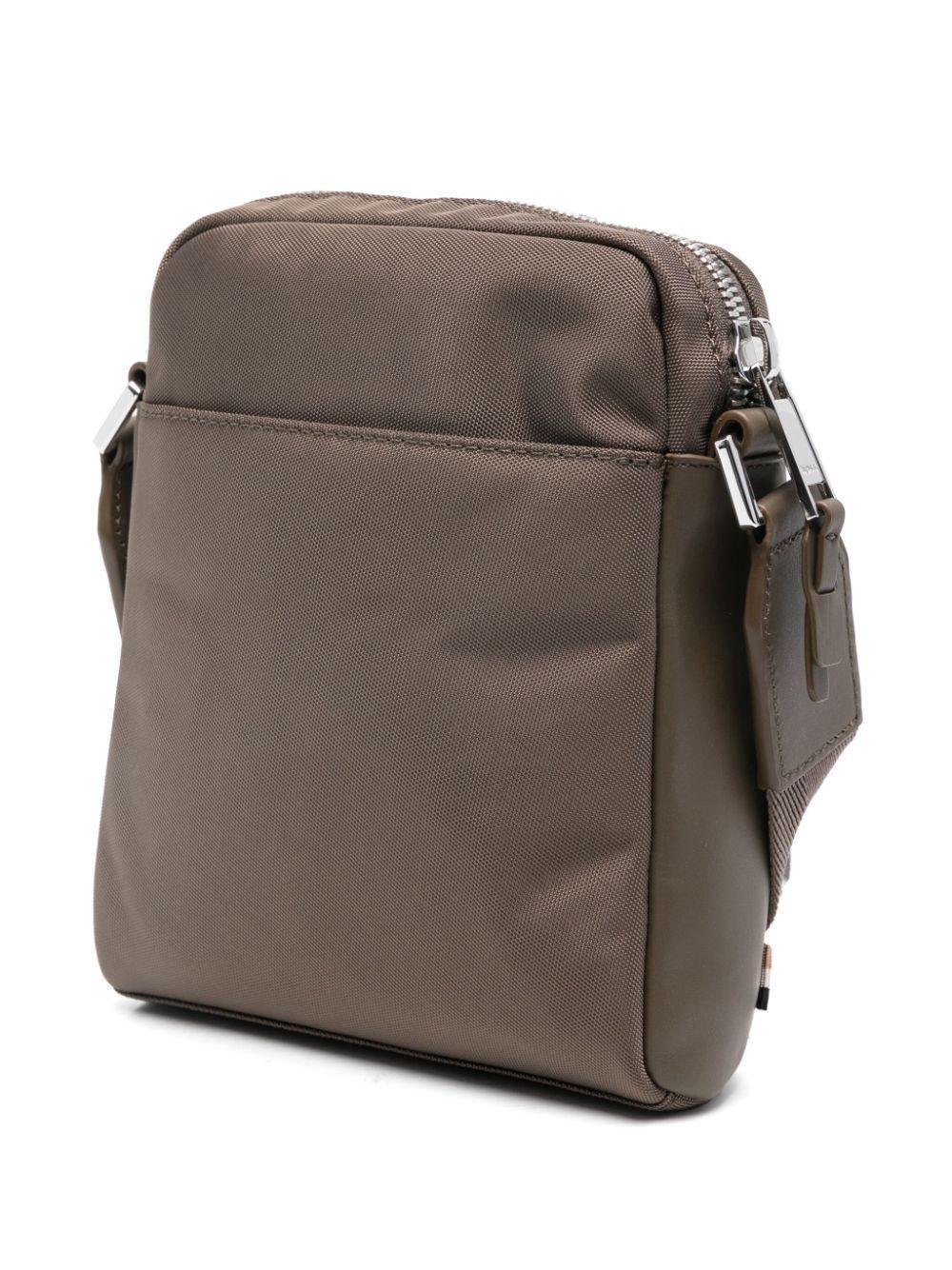 Brown Canvas Bag In 361-open Green Product Image