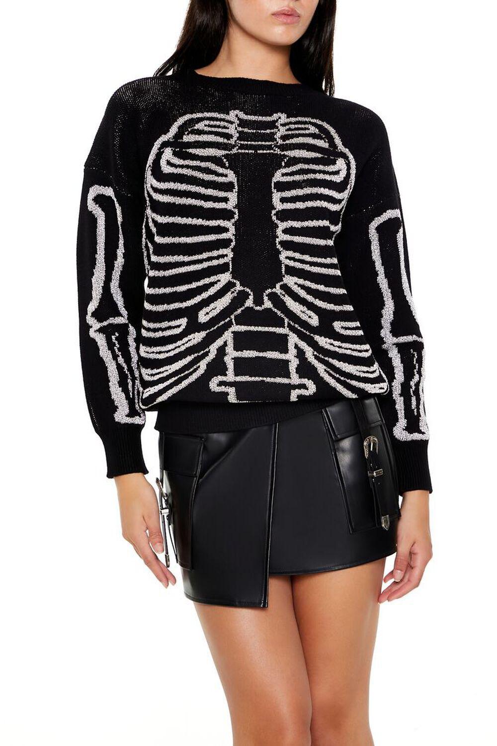 Skeleton Graphic Sweater | Forever 21 Product Image