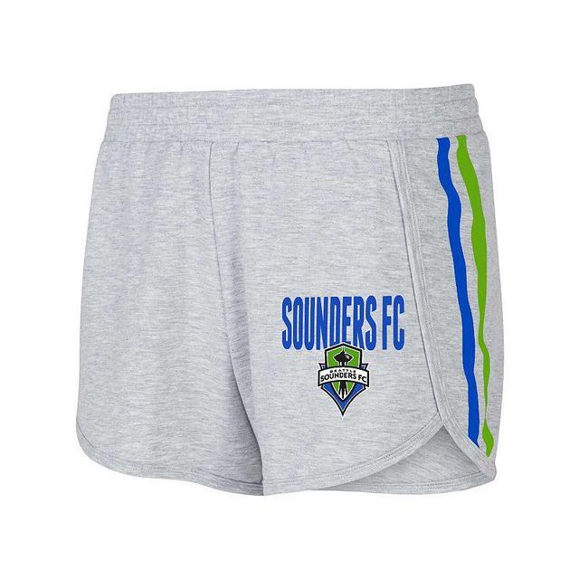 Womens Concepts Sport Gray Seattle Sounders FC Cedar Tri-Blend Shorts Product Image