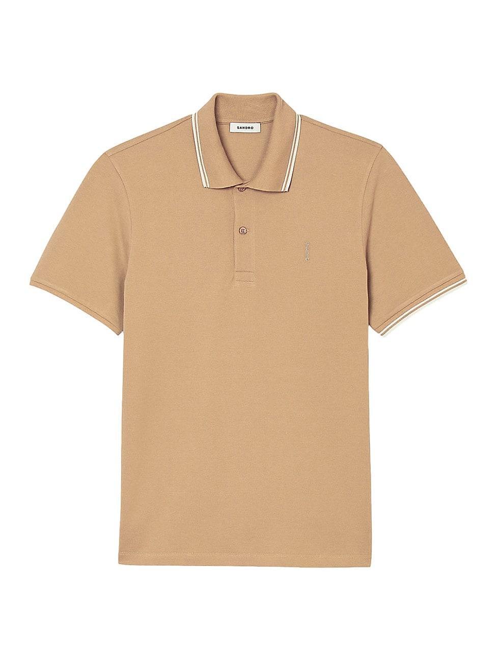 Mens Cotton Piqu Polo Shirt Product Image