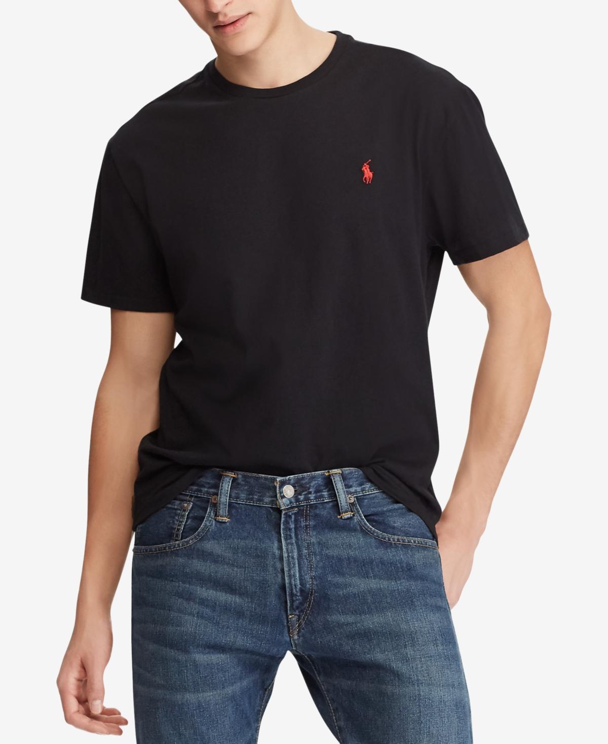 Polo Ralph Lauren Mens Classic Fit Crew Neck T-Shirt Product Image