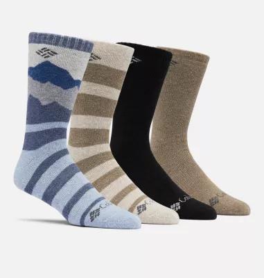 Columbia Men's Mountain View Midweight Wool Crew Sock - 4pk- Product Image