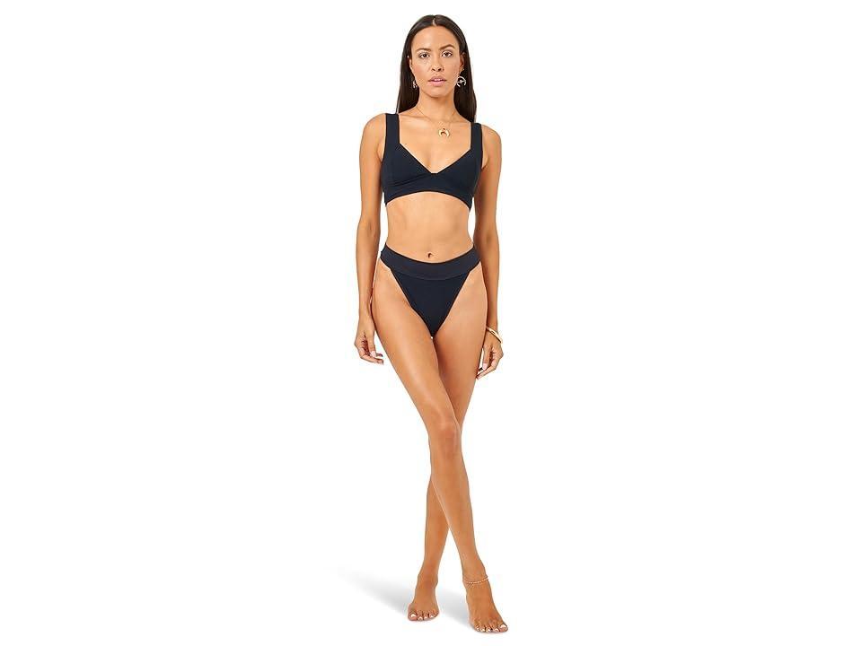 LSpace Womens Ribbed Hunter Bikini Top Product Image