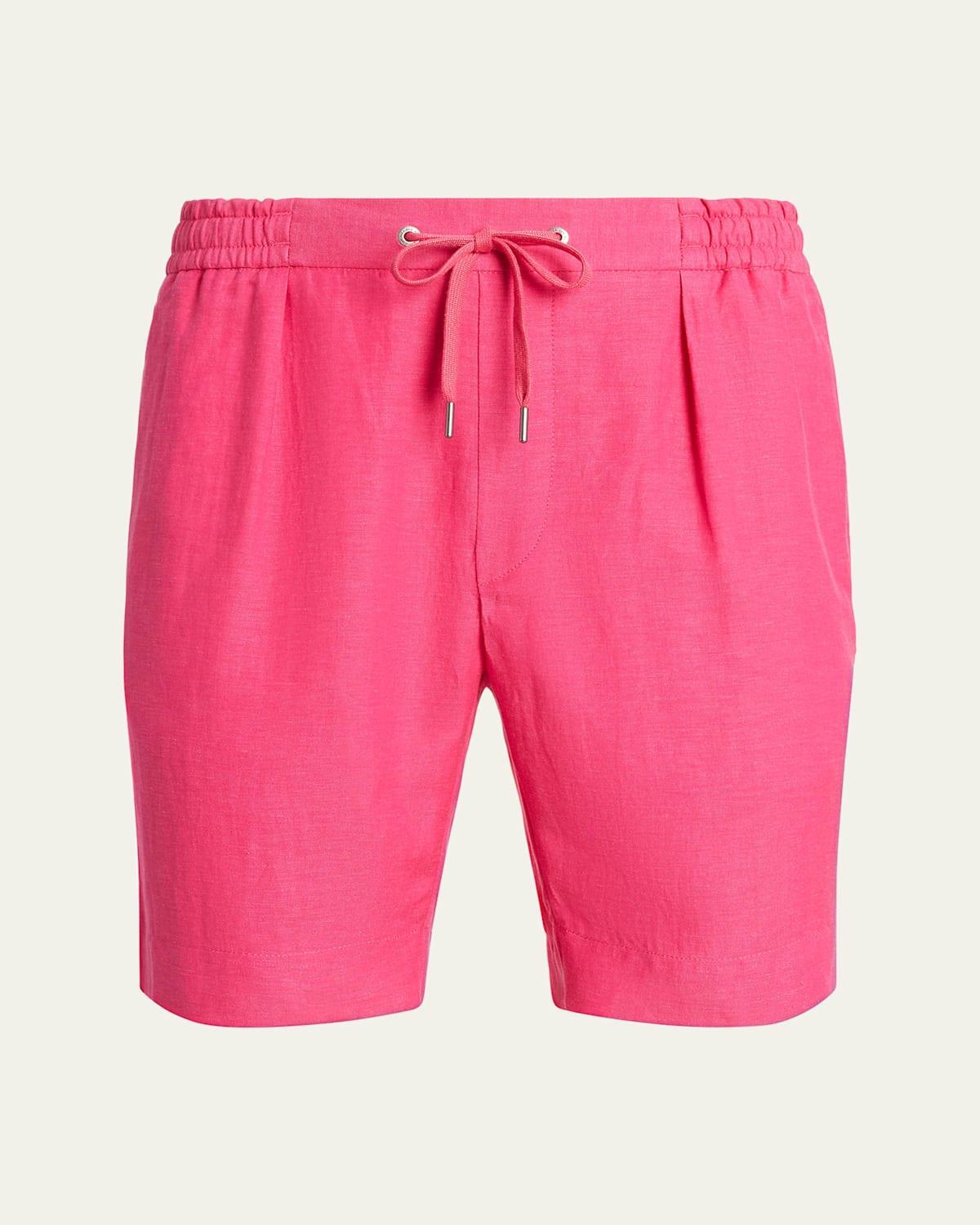 Mens Dorset Silk-Linen Shorts Product Image