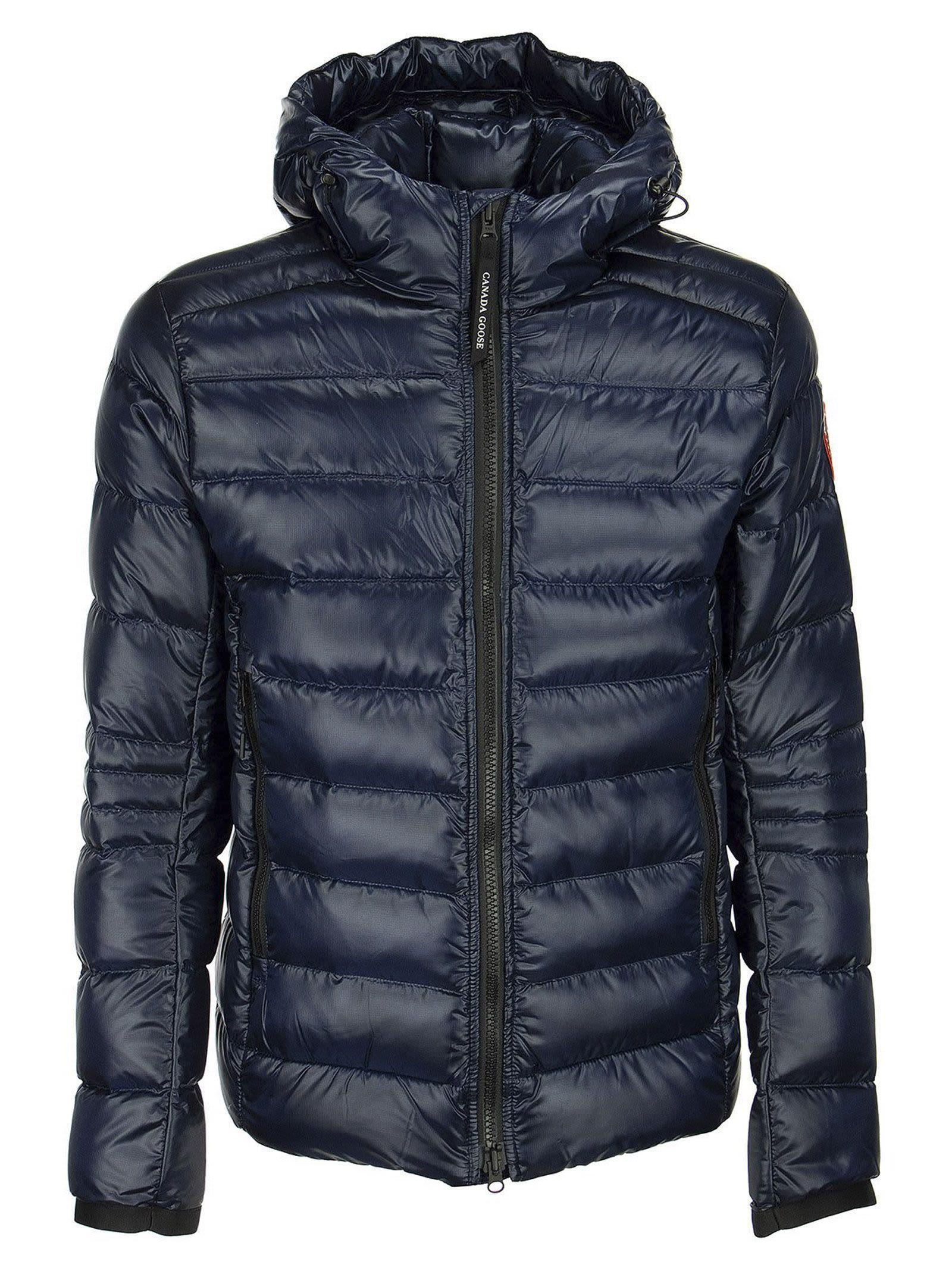 CANADA GOOSE Crofton - Down Hoody Jacket In Navy Product Image