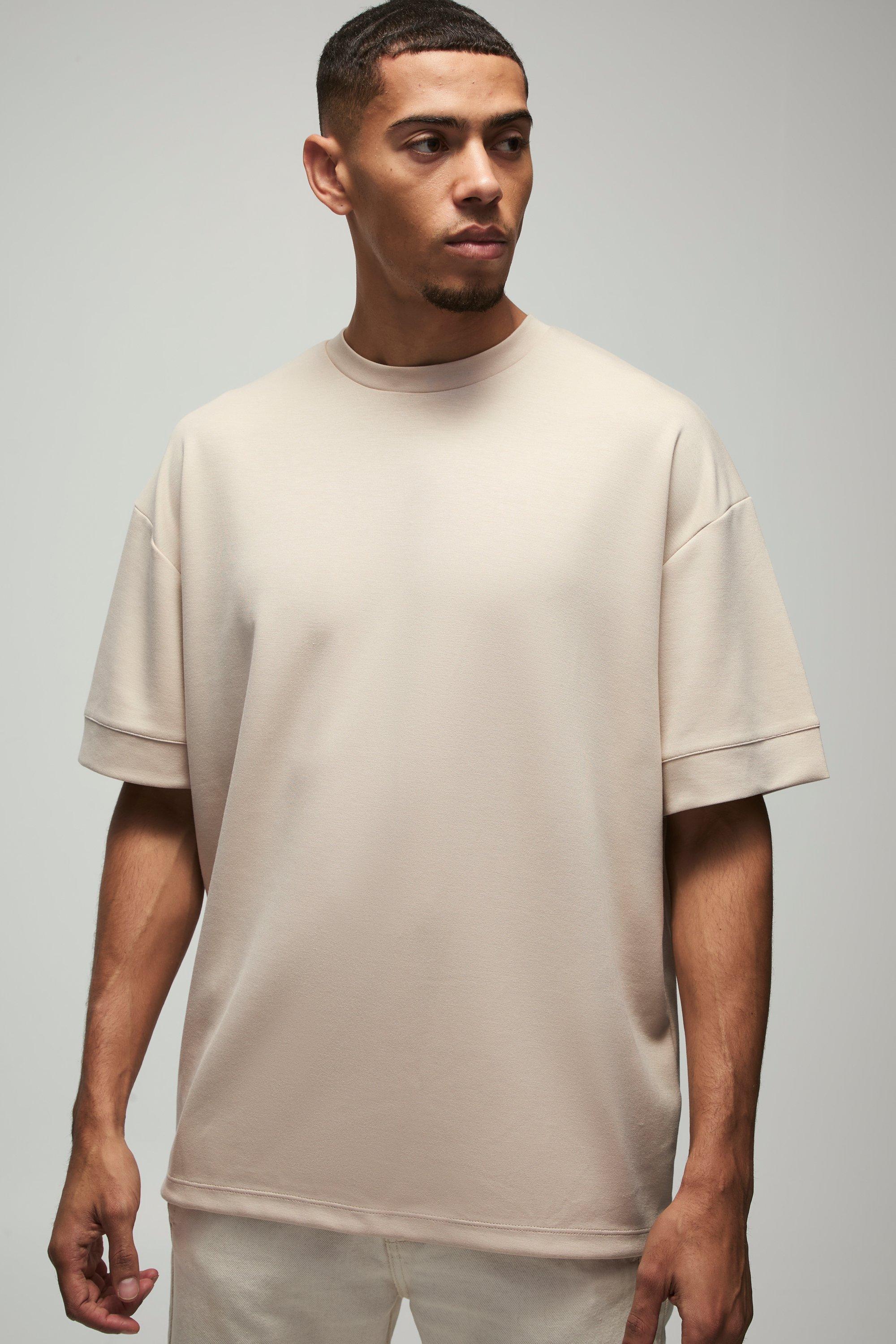 Oversized Peached T-Shirt | boohooMAN USA Product Image