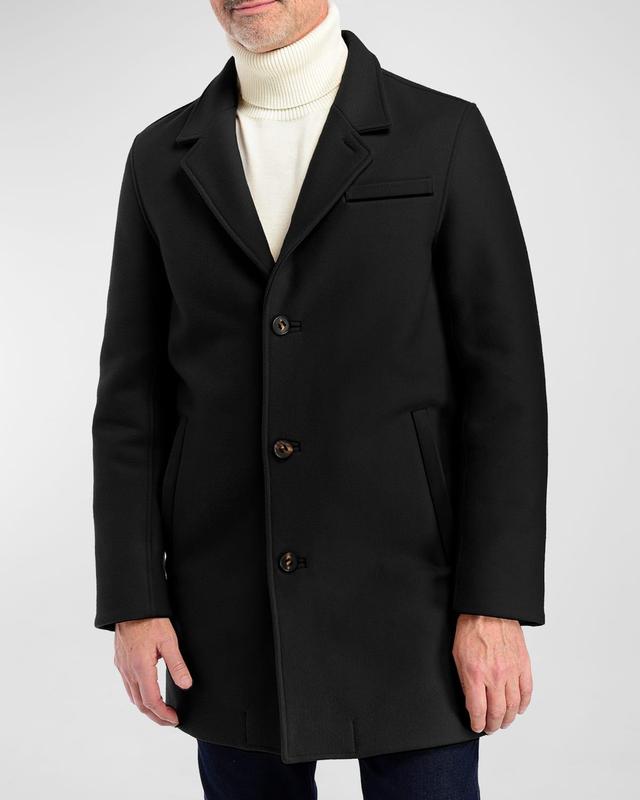 Mens Hudson Wool-Blend Topcoat Product Image