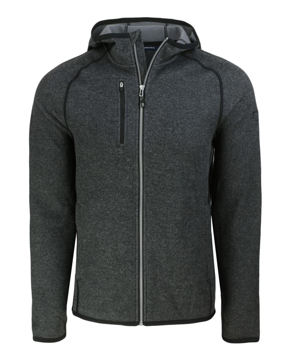 Cutter & Buck Mainsail Full Zip Hooded Mens Jacket - Polished heather Product Image