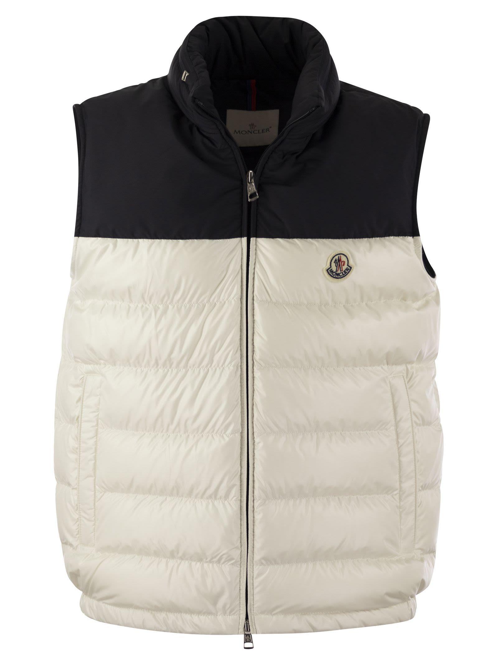 Cerces - Down Filled Gilet In White Product Image