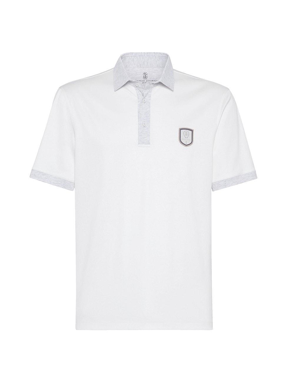 Mens Cotton Jersey Polo T-Shirt Product Image