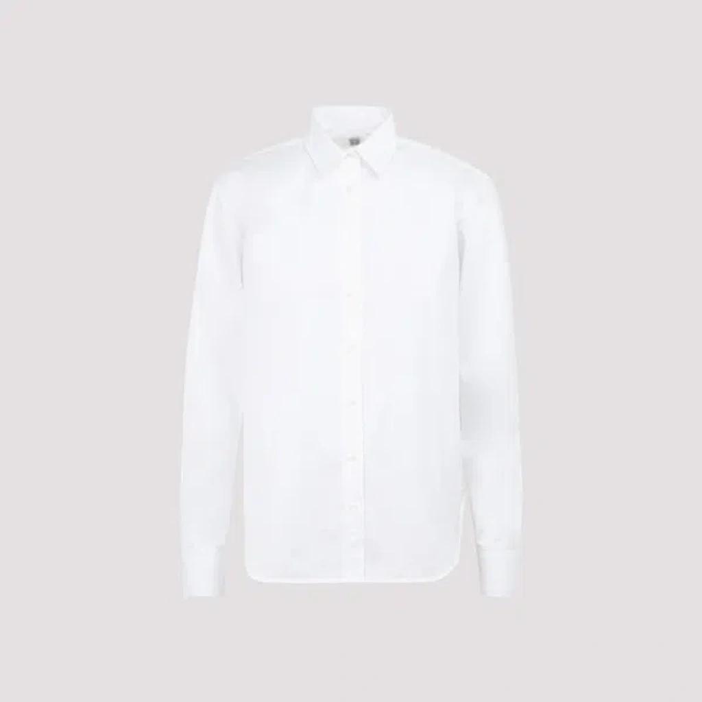 Organic Cotton Shirt In White Product Image