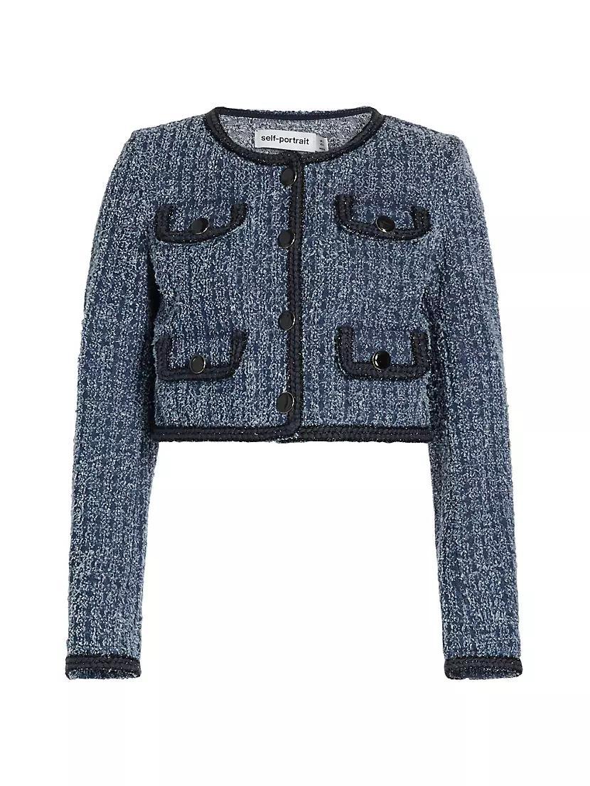 Textured Denim Jacket product image