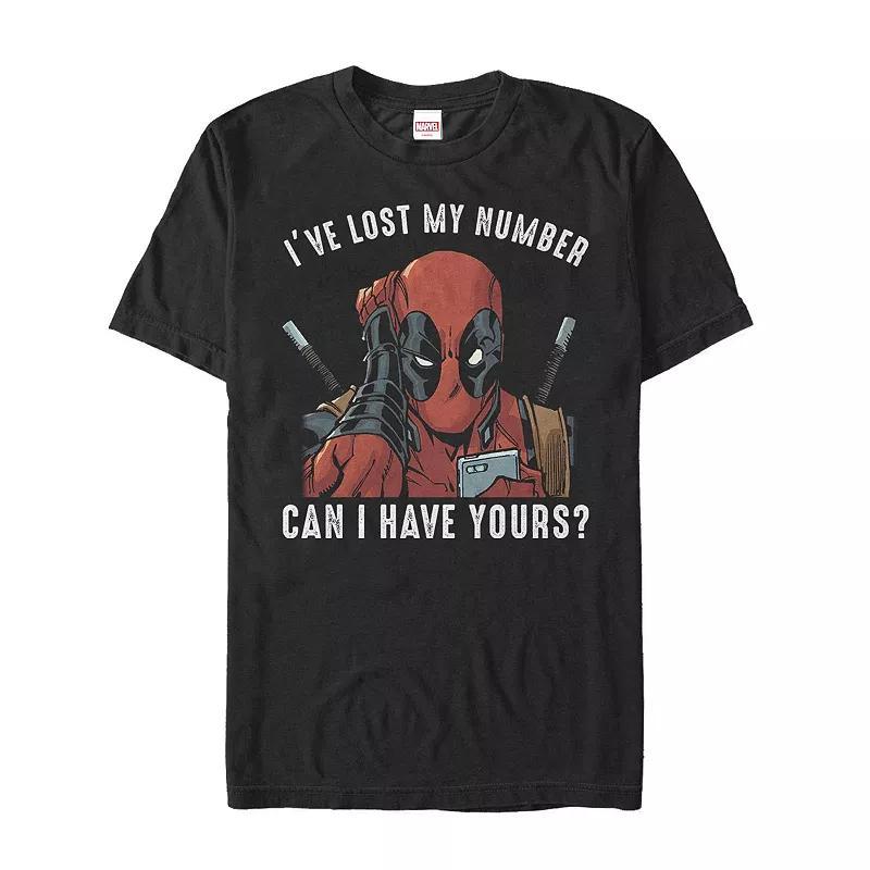 Mens Marvel Comics Deadpool Lost Number Tee Product Image