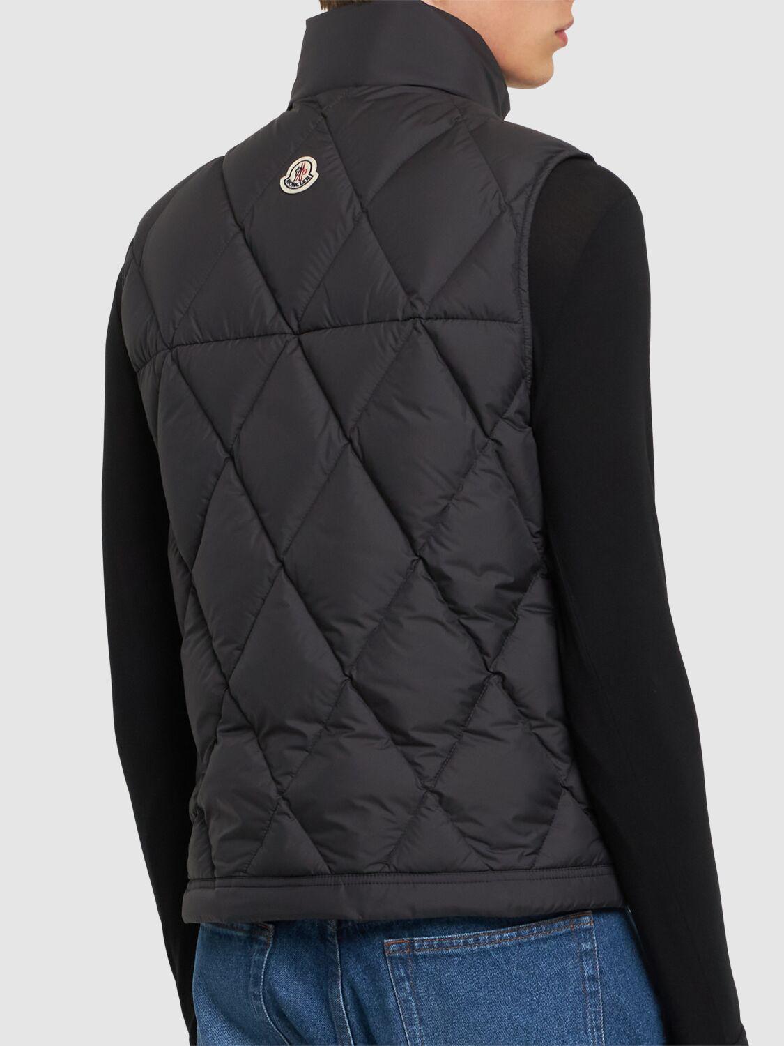 MONCLER Aroula Tech Down Vest In Black Product Image