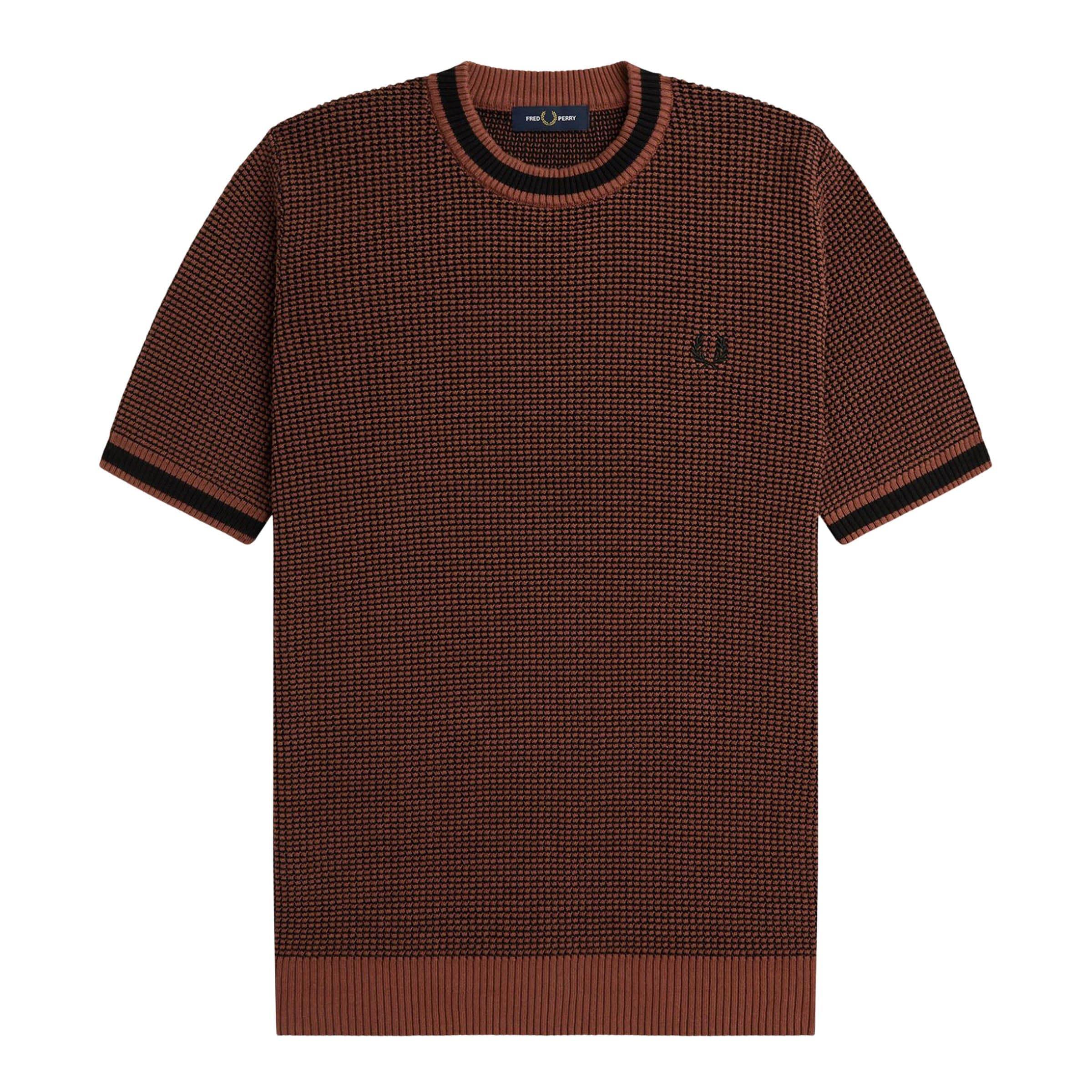 TEXTURED KNITTED T-SHIRT Product Image