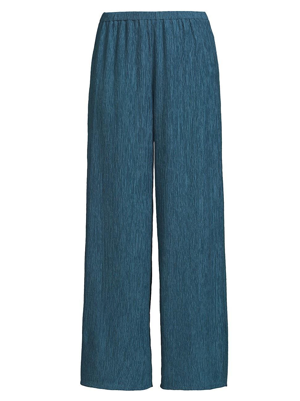 Womens Cropped Wide-Leg Pants Product Image