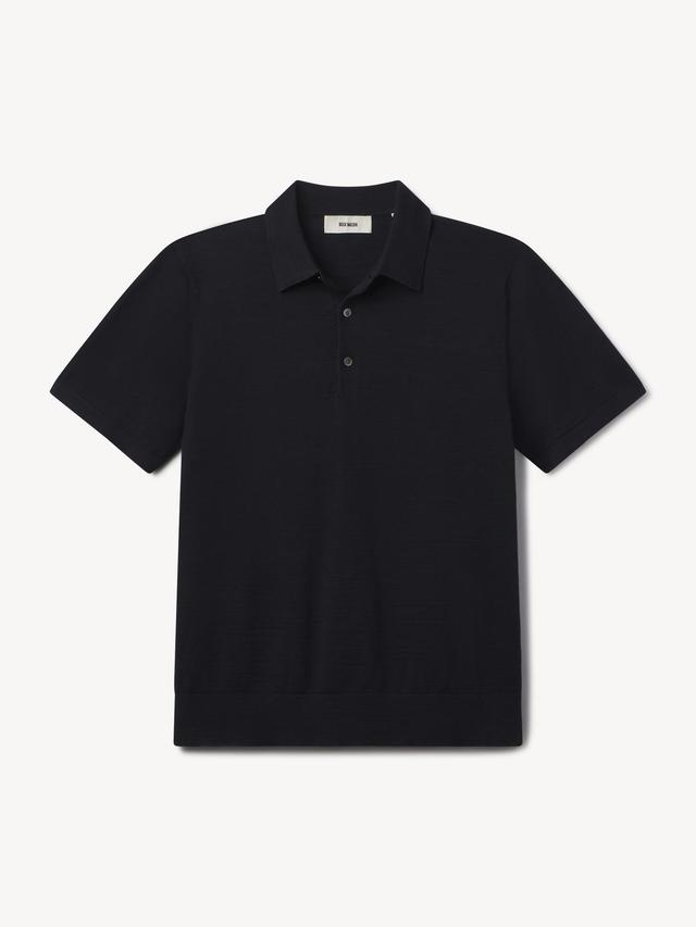 Dress Navy Avalon Knit Polo Product Image