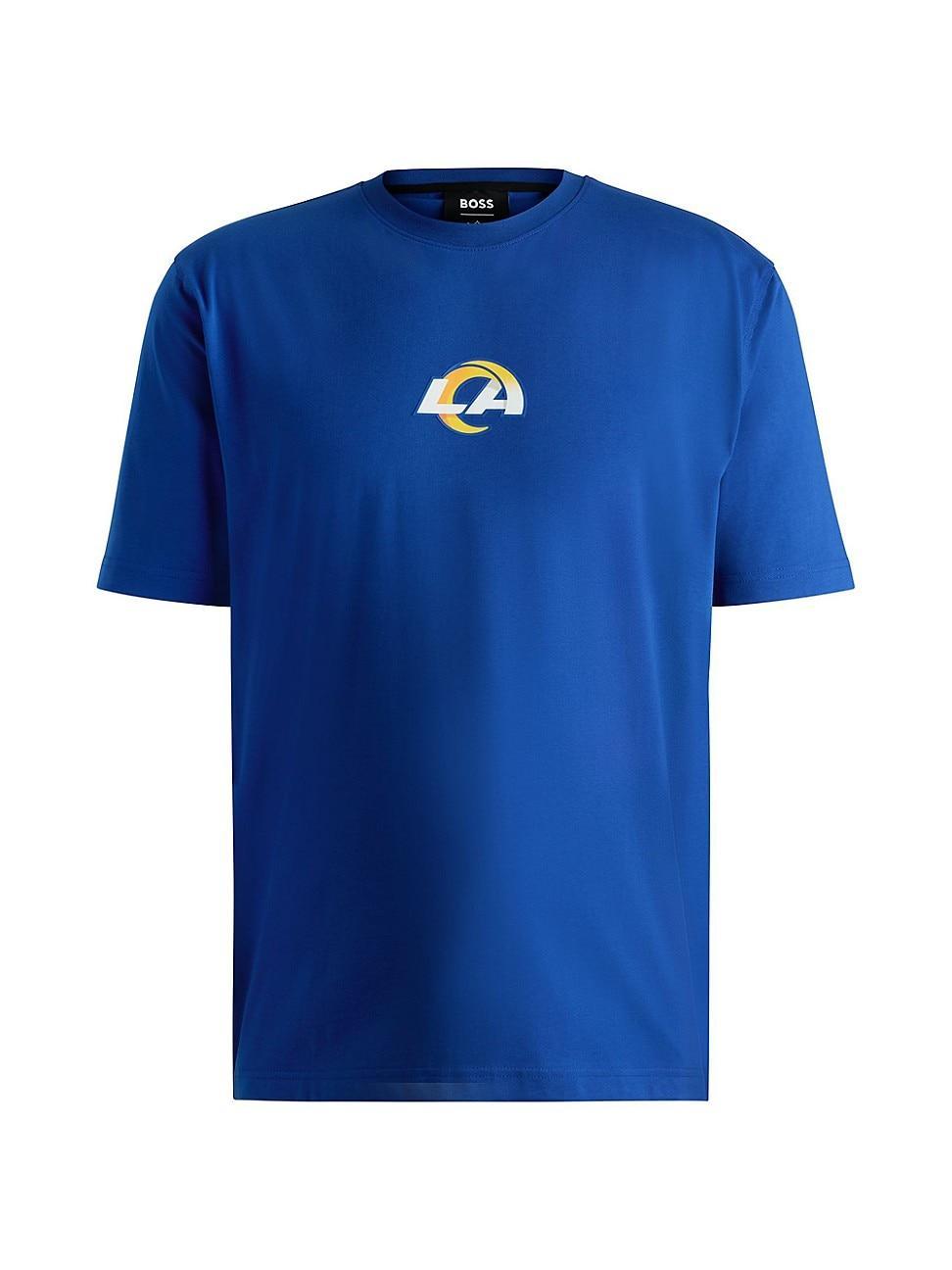 Mens BOSS x NFL Stretch Cotton T-Shirt with Special Branding Product Image