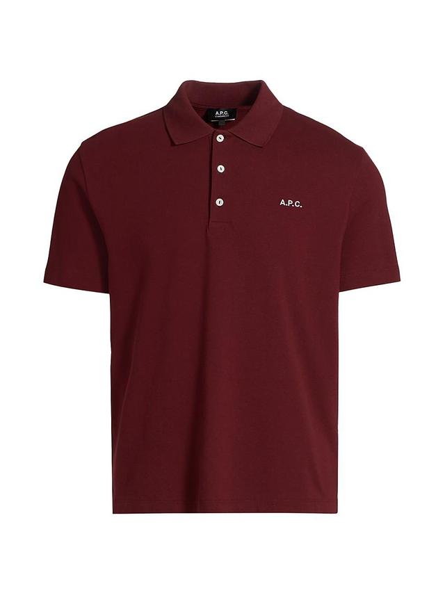 Mens Cotton Polo Shirt Product Image