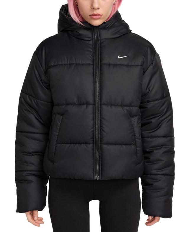 Women's Nike Sportswear Classic Puffer Therma-FIT Loose Hooded Jacket Product Image