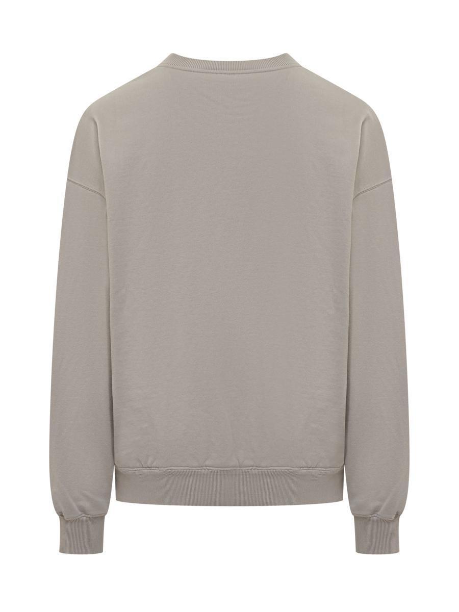 Sweatshirt With Logo In Grey Product Image