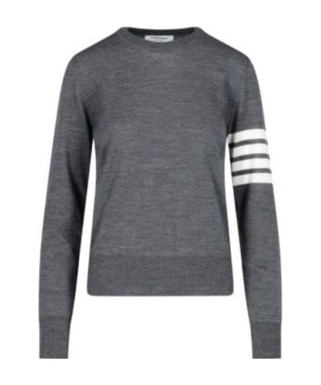 THOM BROWNE Sweatshirt In Dark Grey Product Image