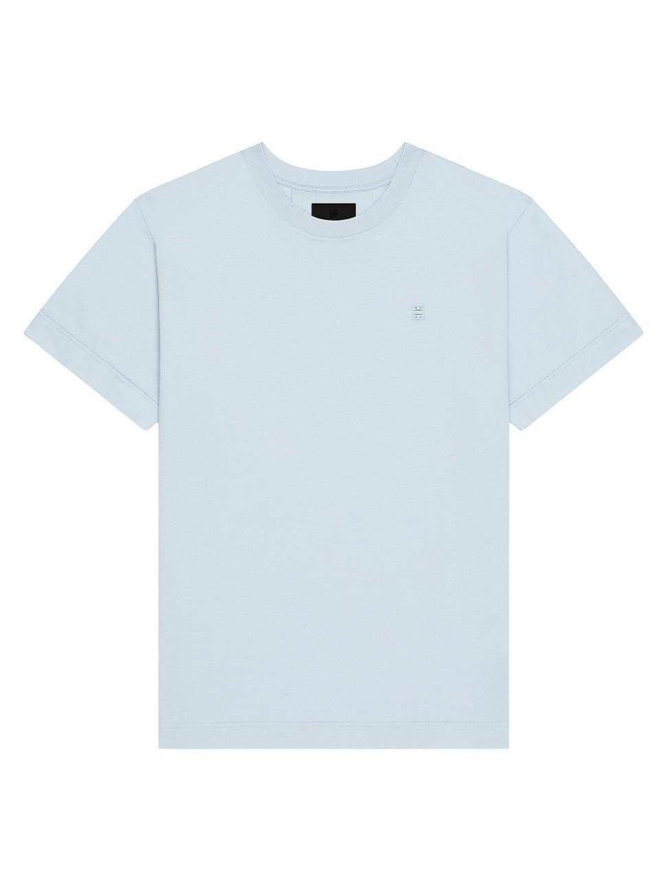 Mens Plage T-Shirt in Mercerized Cotton with 4G Detail Product Image