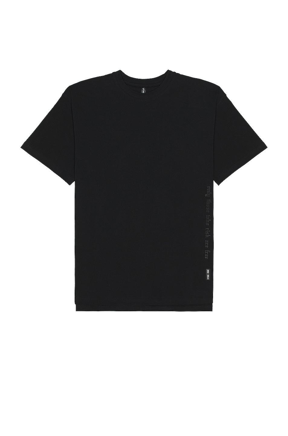 ASRV Cotton Plus Oversized Tee Black. (also in M, S). Product Image