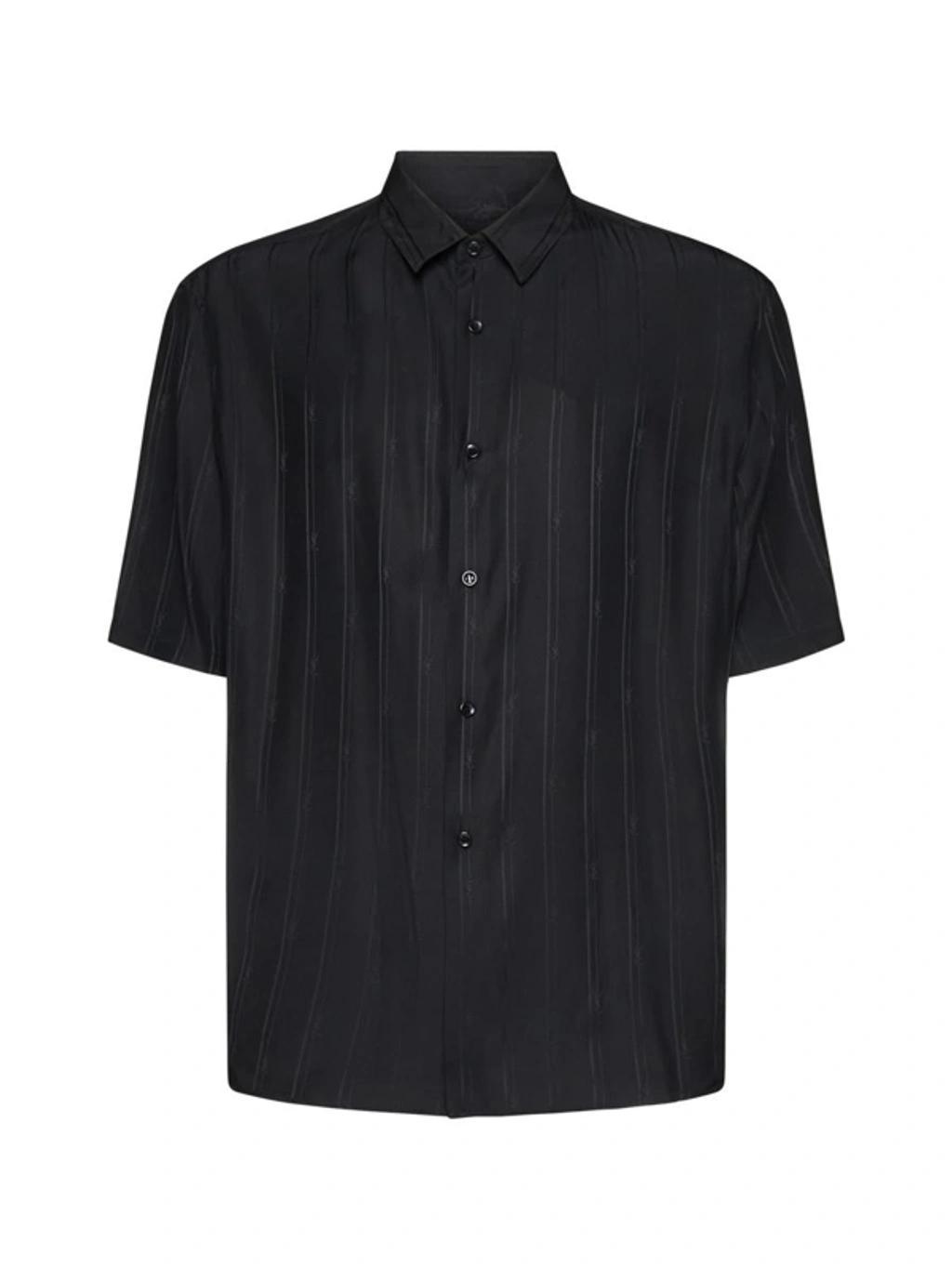 Silk Shirt In Black Product Image