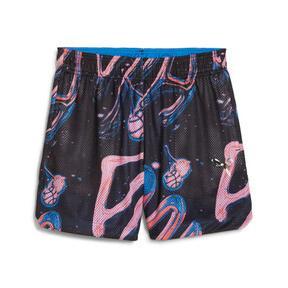 PUMA Cherry On Top Women's All-Over Print Mesh Basketball Shorts Product Image