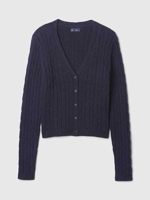 Cable-Knit Cardigan Product Image