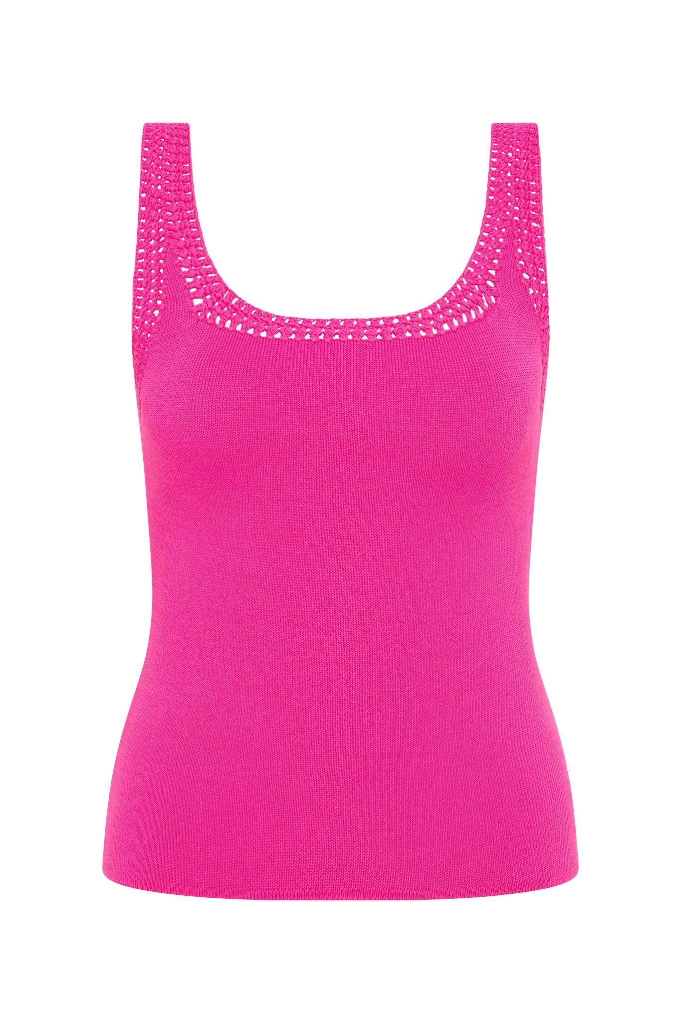 Tazia Crocheted Edge Tank Product Image