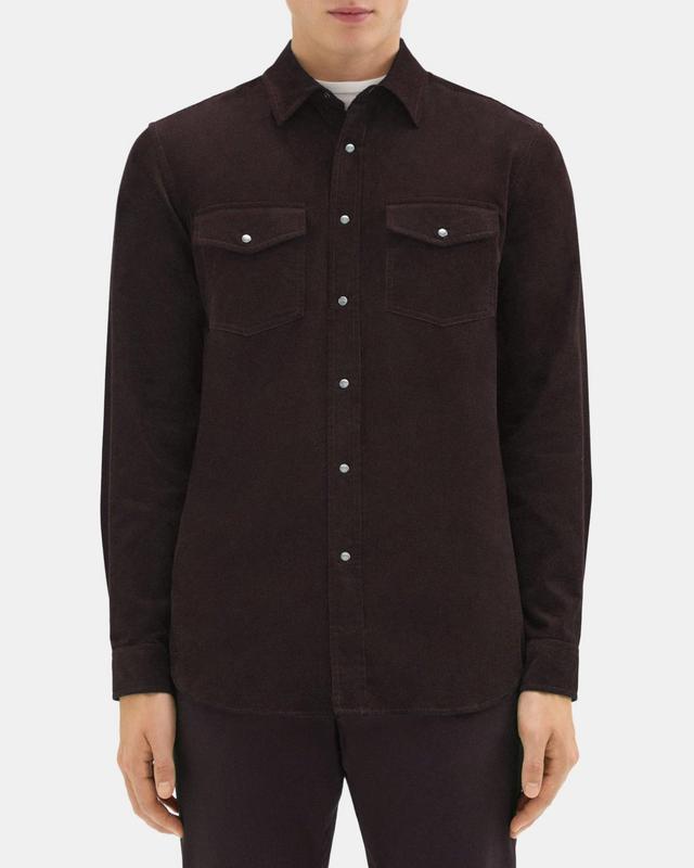 Western Shirt in Cotton Corduroy Product Image