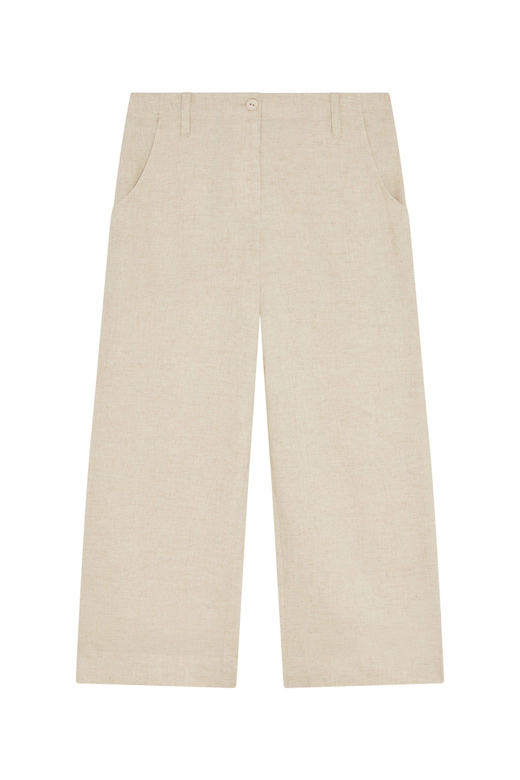 Linen A-Line Pants Product Image