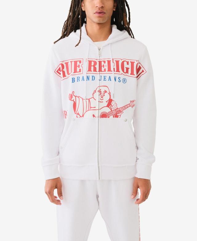 True Religion Mens Raw Exaggerated Icon Zip Hood Product Image