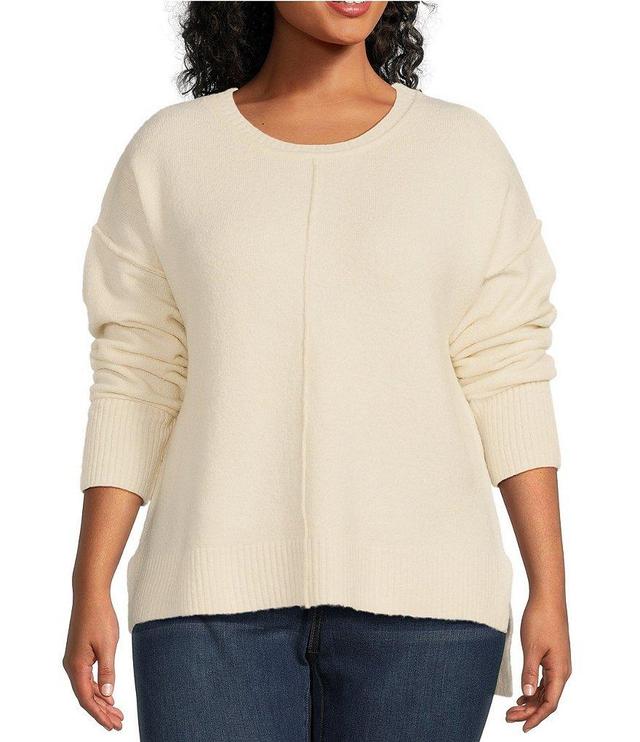 Westbound Plus Size Long Sleeve Crew Neck Sweater Product Image