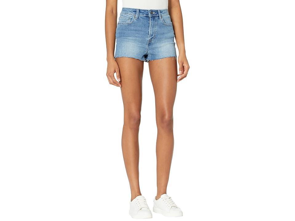 Buffalo David Bitton High-Rise Cutoffs Shorts/Joan in Indigo (Indigo) Women's Clothing product image